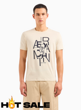 T-Shirt Men Beige Armani Exchange M Camiseta